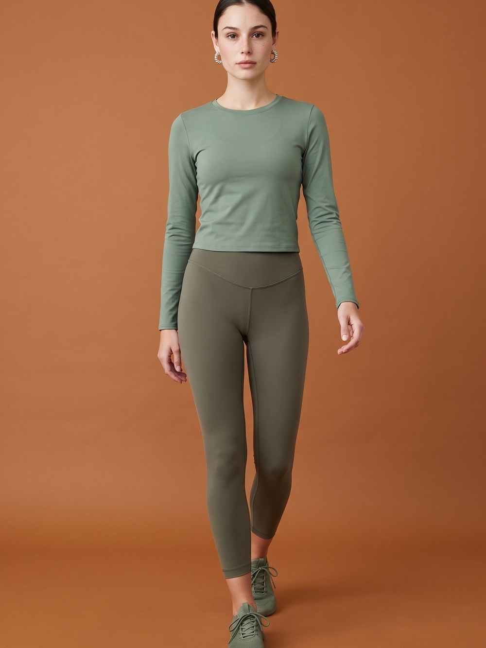 Lululemon Cropped High-Waist Leggings